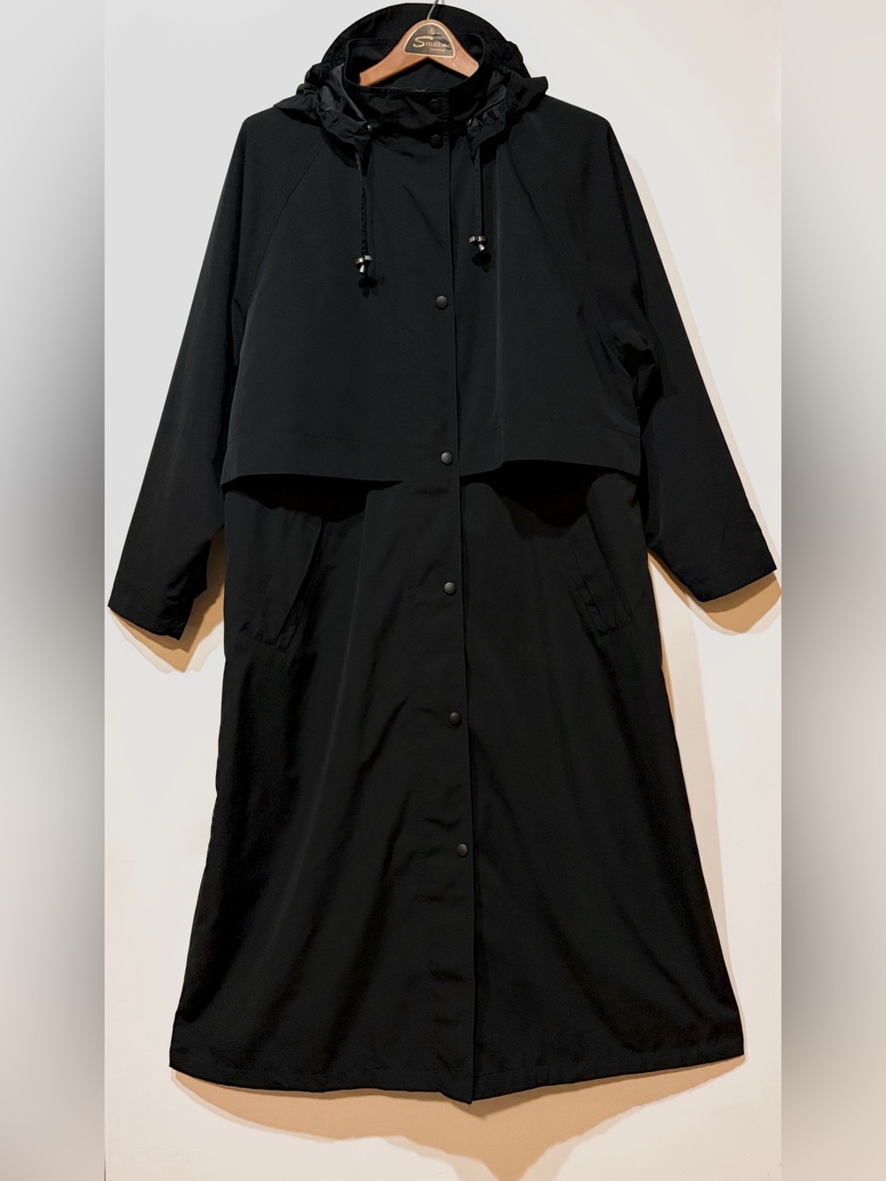 Vintage 90s- 🖤 L.L. Bean Longline Utility Rain ☔️🌧️ Coat Trench Women's 2X Plus